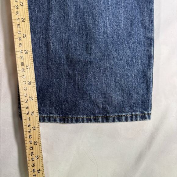 Vintage Y2K Tommy Hilfiger Jeans Mens 32x32 Stretch Denim Straight Leg Loose - Picture 5 of 8